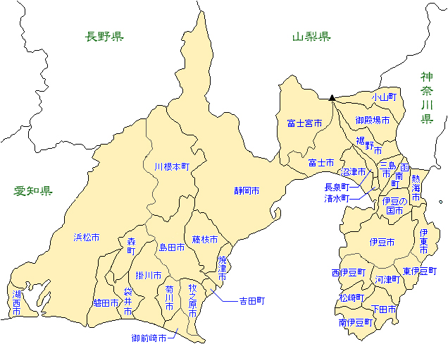 静岡県地図