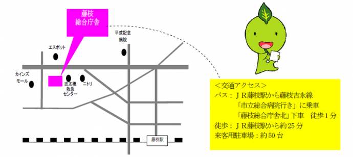 地図：中部健康福祉センター