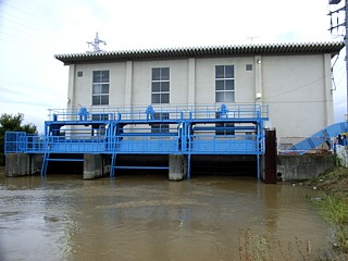 湛水防除堂川排水機場（函南町・伊豆の国市）