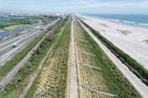 写真：浜松市沿岸域防潮堤