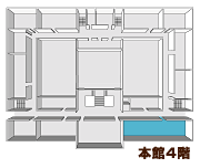 イラスト：議員控室　位置（本館4階）