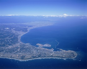 写真：御前崎港の全景