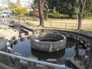 写真:円筒分水工詳細状況2