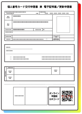 画像：申請書