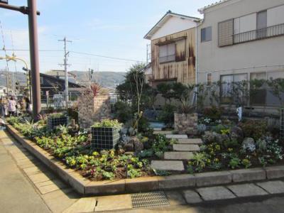 写真:伊豆の国市おもてなし花壇全景