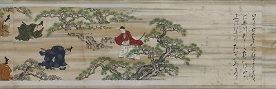 写真：紙本著色山中常盤絵