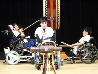 写真:日本太鼓全国障害者大会の様子3