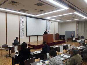 写真:ロコモティブシンドローム予防講演会の様子1