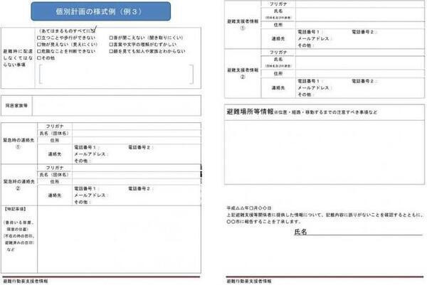 計画書：個別計画