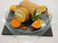 写真:ニューサマー香るにんじんのロールケーキ
