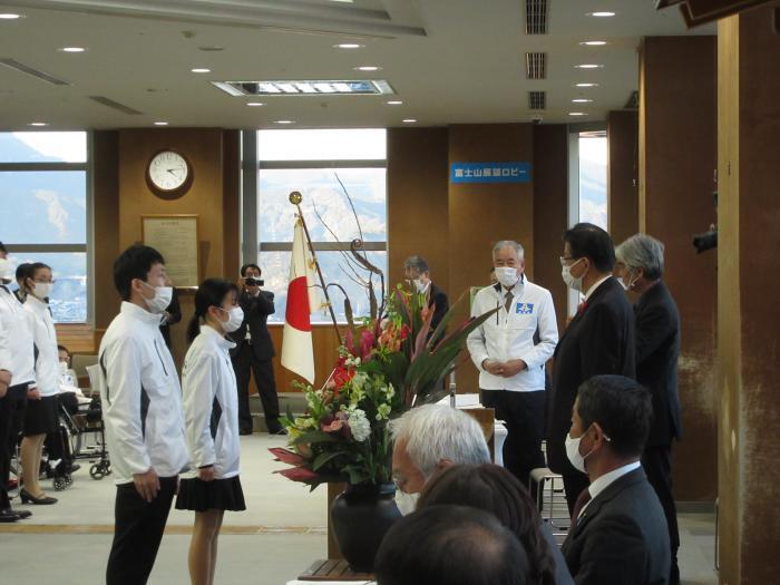 写真:選手宣誓