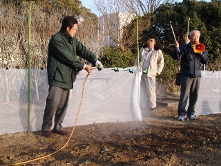 写真:農薬飛散軽減ノズル