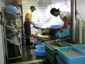 写真:生しらす直売所