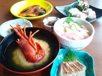 写真:組合長定食