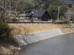 写真:復旧後の那賀川