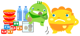 イラスト:食べ物の備蓄