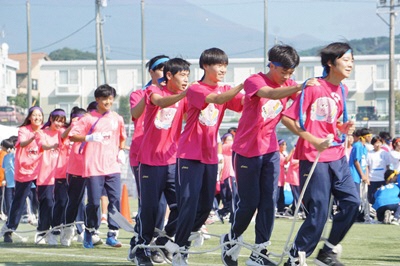 写真：富士市立高等学校　行事の様子