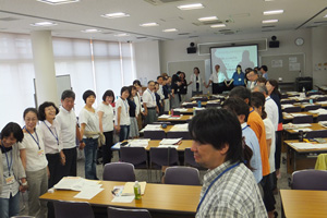 写真:富士市交流センター 養成研修会の様子