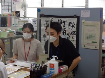 結核の服薬支援(Dots)の様子