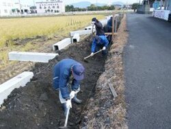 写真:水路の更新