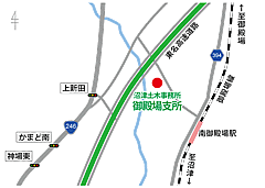 地図：御殿場支所所在地