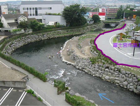 画像:一級河川神田川写真