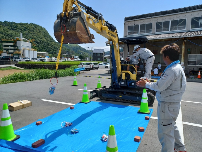 小学生職場体験講座(重機試乗体験)