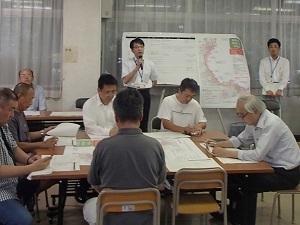 写真：多賀地区4回目植松所長のあいさつ