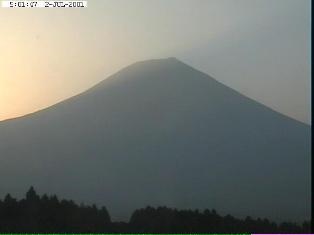写真：富士宮から望む富士山