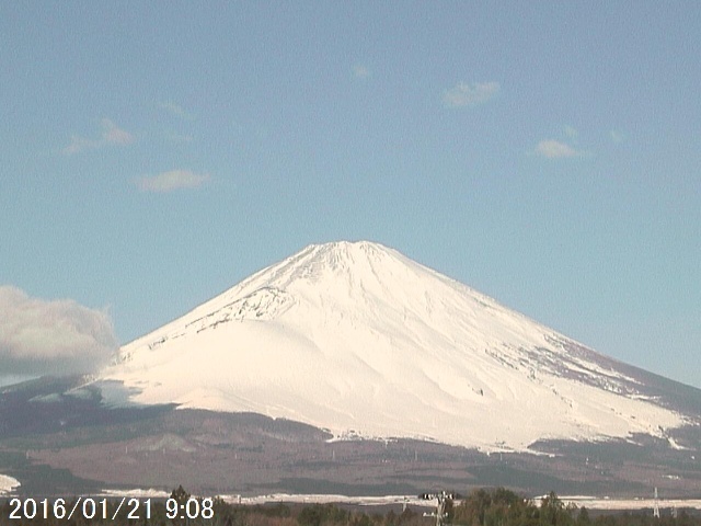 写真：御殿場から望む富士山