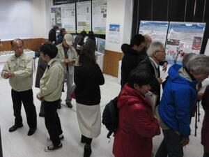 写真:パネル展示