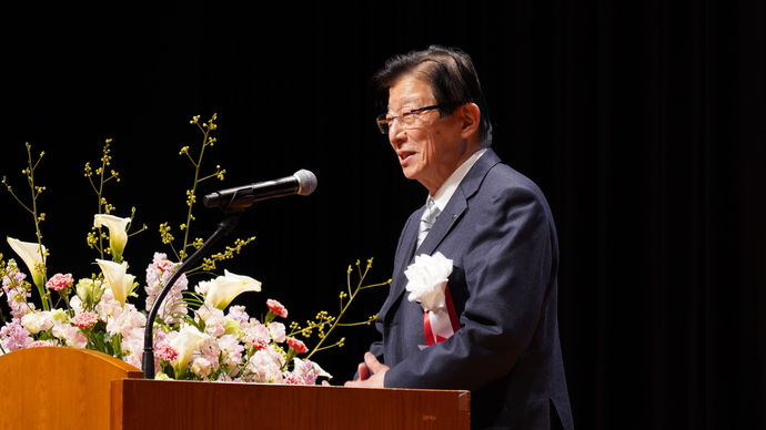 （写真：川勝知事御挨拶）