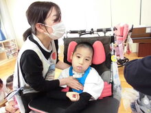 写真:「体調はどうかな?」