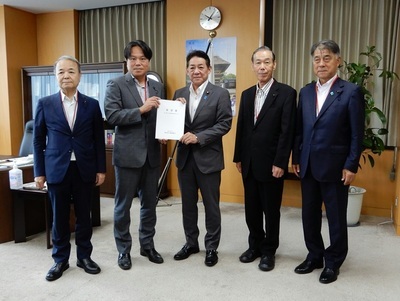 画像:東海北陸7県議会議長会要望活動 国土強靱化担当大臣・内閣府特命担当大臣(防災)