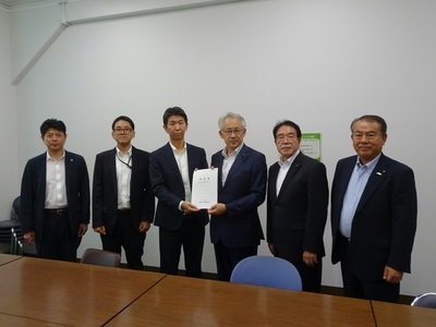 画像:東海北陸7県議会議長会要望活動 財務省