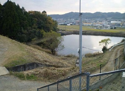 天白下池 工事着手前の写真
