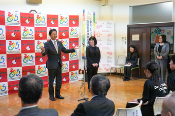 森副知事 手話による挨拶