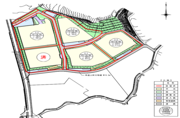 産業用地区画図