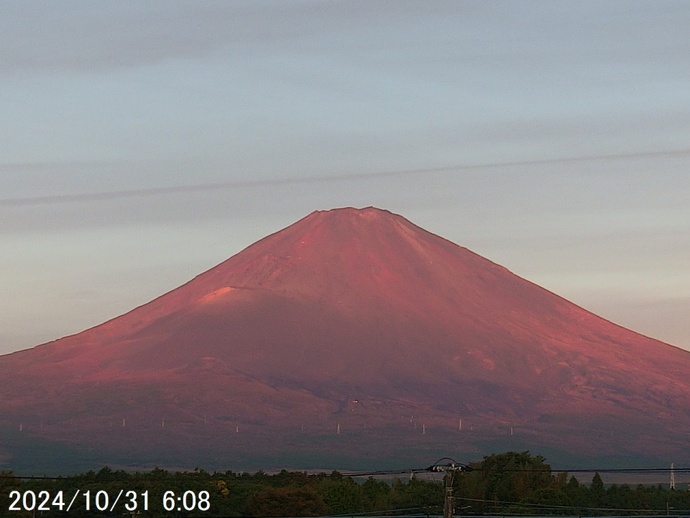 写真：御殿場から望む富士山