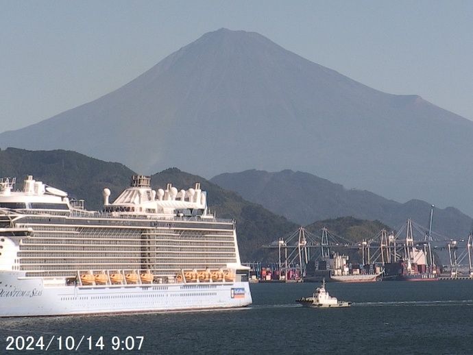 写真：清水から望む富士山