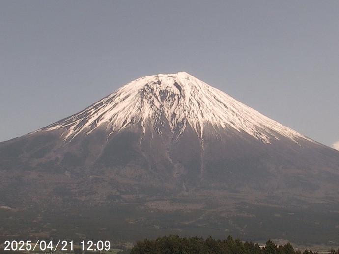 写真：富士宮から望む富士山