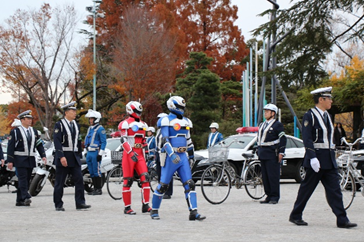 写真：アーマードポリス活動の様子