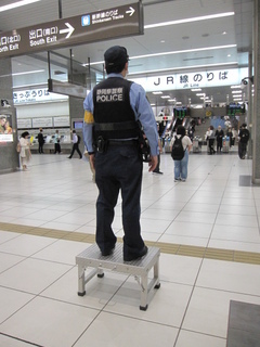 鉄道警察隊活動の様子