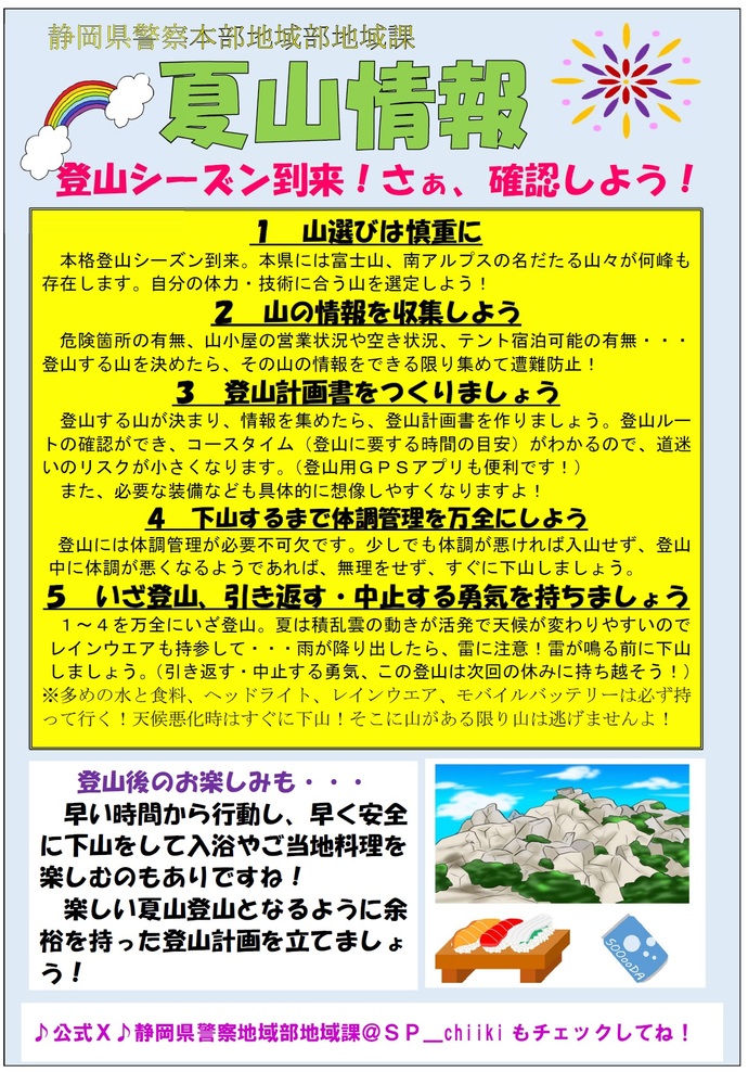 画像：夏山情報