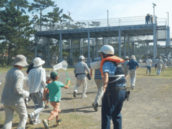 写真：津波避難訓練の様子1