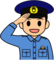 イラスト：警官