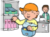 イラスト:店員の目を盗んで棚の商品をカバンへ入れようとしている