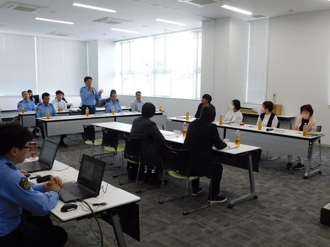 写真：湖西警察署協議会の様子