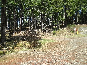 写真：奈良代山登山ポスト周辺