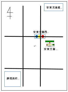 地図：安東交番管内